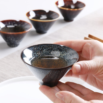Mingfeng Ceramic Kung Fu Tea Kiln Cup Small Tea Cup Porcelain Doujia Cup Mingcup Master Tea Bowl Cup