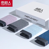 4-strip Antarctic men mens cotton boxer underwear breathable cotton youth boxer shorts headquarts