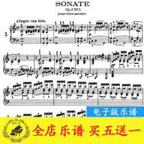 Beethoven sonatas sonata No. 3 first music chapter op2no3 piano spectrum original HD