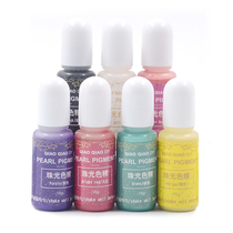 uv crystal drop glue pearlescent color fine jewelry AB drop glue pigment glitter filling silicone mold handmade diy