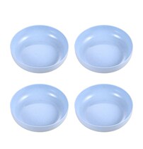 Japanese-style bone spit small plate household wheat straw 5 table garbage slag plate round pastry plate