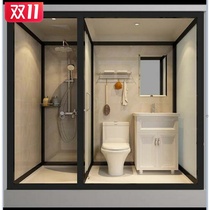 1 2*1 9 Holistic bathroom integrated shower room holistic bathroom home rectangular bath room