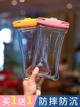 ~ Mobile phone waterproof bag can touch screen swimming rafting delivery special anti-drop artifact diving cute personality protective cover