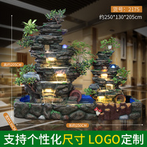 Rockery water fountain ornaments Feng Shui wheel fortune Living room Balcony Courtyard fish pond fish tank landscape decorations