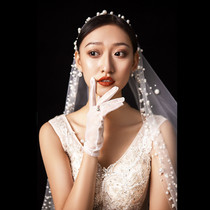 Fashion personality bride wedding photo 3 m leniency dress Wedding Dress Brigade Filming props matching head yarn soft yarn