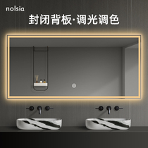 Leward-free wall hanging bathroom mirror surround LED toilet mirror with wall bathroom mirror customized