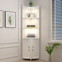 Nordic corner cabinet storage cabinet rack living room bedroom triangle locker corner cabinet simple corner cabinet