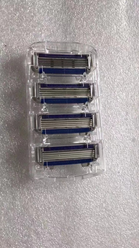 Bald Head Razor Blades, Four-Layer Blades, 2 Boxes Total 8 Blades, Bald Head Razor Blades