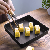 Jiazhuanbao Japanese iron pot Tamako frying pan Non-stick pan Egg frying pan Square omelette pot Wrought iron spring roll pancake pot