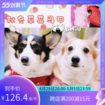 Small B Cub Cute Strawberry Pet Cotton Clothing Autumn Winter Pet Cat Dog Clothes Kirkie Zipped Cotton Vest 2 Thrones into the waistcoat