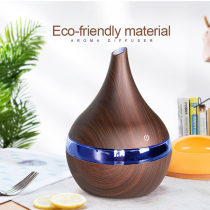  Desktop 300mlUSB electric aromatic air diffuser Ultrasonic air humidifier Cold fog machine Wood grain home