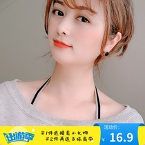 Halter neck shoulder strap Underwear strap can be exposed back bra strap Transparent invisible non-slip non-trace hundred matching pieces cross