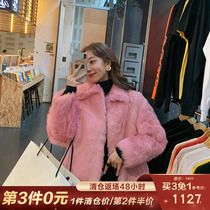 CC Fur Perpetual Toka Classic Small Square Collar Imported Toscana Fur Integrated Coat Woman Fashion