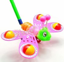  2016 new big butterfly trolley childrens toys batch Yiwu factory direct sales stall supply hot sale