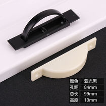 Tatami bed Step by step Mira hand invisible concealed round black modern minimalist cabinet hidden hidden embedded