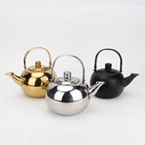 Thickened stainless steel teapot bubble teapot Linglong Pot restaurant hotel kettle household small teapot kettle