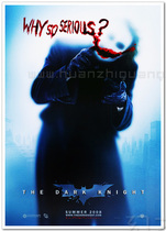 Batman 2: The Dark Knight Joker 23 Movie Poster Original Authorized Art Movie Decorative Painting