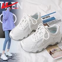 Back Force Women Shoes 2022 Summer New Fathers Shoes Women Ins Tide Sneakers Schoolgirls 100 Hitch Bottom Casual Shoes