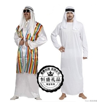 ospl white jumpsuit vest Arab King adult performance costume