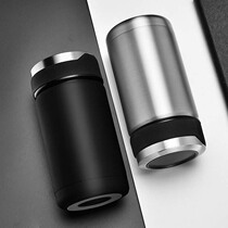 Huishi 316 stainless steel thermos cup 380ml car hand cup with filter screen office Cup custom