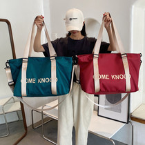 Multifunction Tourist Luggage Bag Short Womens Hand Large Capacity Waterproof Cashier Bag For Business To Produce Single Shoulder Fitness Bag