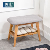 Amoy simple modern shoe stool Shoe cabinet bench Living room soft bag locker Shoe rack Shoe stool at the door