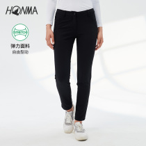 HONMA new golf womens trousers elastic fashion simple slim and comfortable