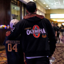 2021 Autumn New Olympic clothing sports sweater muscle fitness brothers running training long sleeve men hooded coat