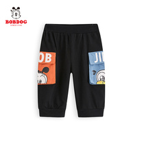 Babu bean childrens clothing boys pants 2020 summer new childrens casual sports three-point pants Korean version of the foreign trend brand