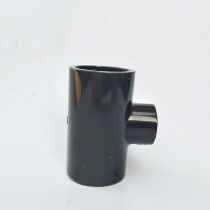 UPVC chemical grade reducing tee diameter tee size tee acid and alkali resistance corrosion resistance dark gray
