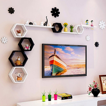 Wall shelf Wall wall cabinet living room TV background wall decoration room Creative Wall Wall wall partition