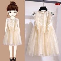 Girls Dress 2020 New Fashion Korean Style Kids Summer Children's Dresses Summer Western Style Girls Princess Dresses