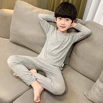 2020 childrens underwear set Modal cotton autumn clothes and trousers thin pajamas boys and girls