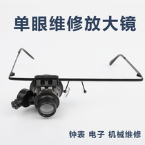 Saint-Creation 20 times Head-wearing single-eye magnifier HD High-times 1000 phone circuit boards Check for clocks maintenance enlarged mirror 60 Ancient playing Jewelry Porcelain Appraisal 30 Numismatic viewing of micro-sculpted calligraphy