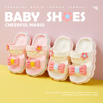 Girl Butterfly Ship Slipper Summer Children indoor home anti-slippers bathroom cute girl baby slippers
