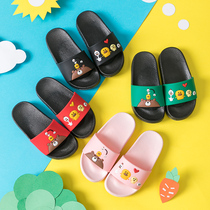  Childrens slippers 2-3 years old 8 summer boys and girls children Baby infants non-slip soft bottom household parent-child drag