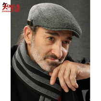 Old man hat male adjustable cap autumn and winter old man warm father hat father grandfather old man hat