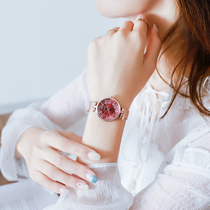 Julii time watch female steel belt simple Starry Sky ins Wind Net red small temperament niche light luxury waterproof quartz watch