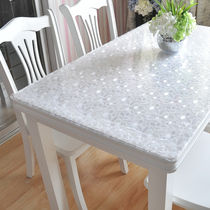 PVC Table Cloth Rectangular Tea Table Pad Waterproof Oil Resistant Disposable Anti-scald Hot Plastic Tablecloth European Table Mat