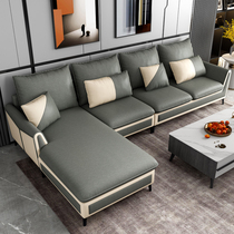 Willpower Minimalist Washout Tech Cloth Sofa Corner Light Luxury Modern Minimalist Latex Small Family Style New Guest Hall Furniture