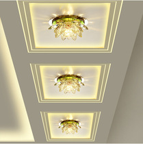 LED Creative Ming Ming Dress Crystal Aisle Light Suction Dome hallway Gate Hall Guan Guan Smallpox Lotus Lamp Concealed