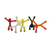 Climbing Wall Small Man Magnetic Soft Glue 100 Change Magnet Man Magnetic Small Man Paparazzi Toy Creative Suction Key Hook