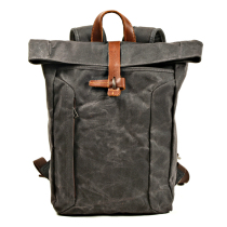 Qiguxi New Trend Anti-fouling Wax Shoulder Bag Fashion Men's Bag College School Bag Computer Bag Outdoor Travel Bag