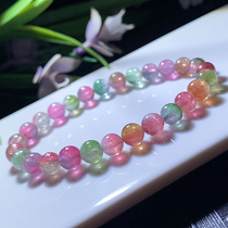 Single Hand Watermelon Beatrist Bracelet Woman 6 6 Mic 12 4 gr Rainbow Candy Color Crystal Bicolor Handstring Women 13951
