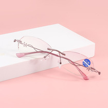 No Box Old Flowers Mirror Women High Definition Blue Light Seniors Old Light Glasses Upscale Brands