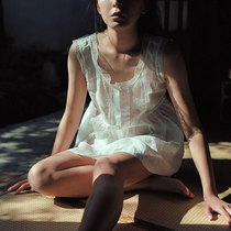  YU Xiaodan EMILYYU dowry ramie linen babydoll underpants womens pajama set treasurer recommended 2020