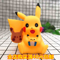 Pikachu cake decoration decoration Pokemon childrens birthday doll doll baking dessert table decoration