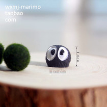 Boutique seaweed Moss micro landscape chincho doll coal worm dust elf ornaments indoor plants mini potted