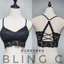 Amanda dance BLINGC Latin dance national standard dance sexy lace suspender underwear with chest pad Joker vest