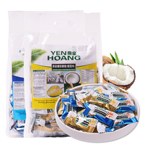Vietnam Yan Emperor thick coconut milk hard candy 400g durian flavored hard candy Penn coconut sugar candy snacks 2 bags